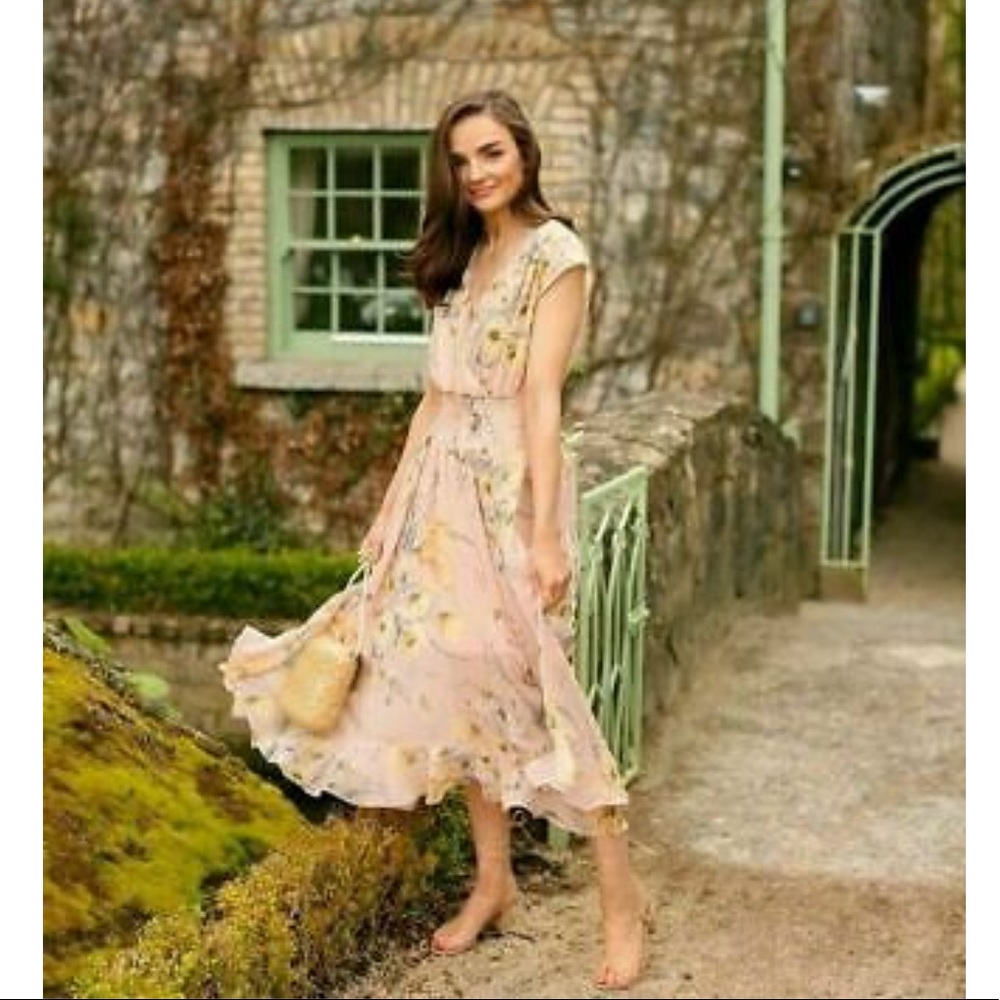Liya Tong for H&M Conscious floral midi dress